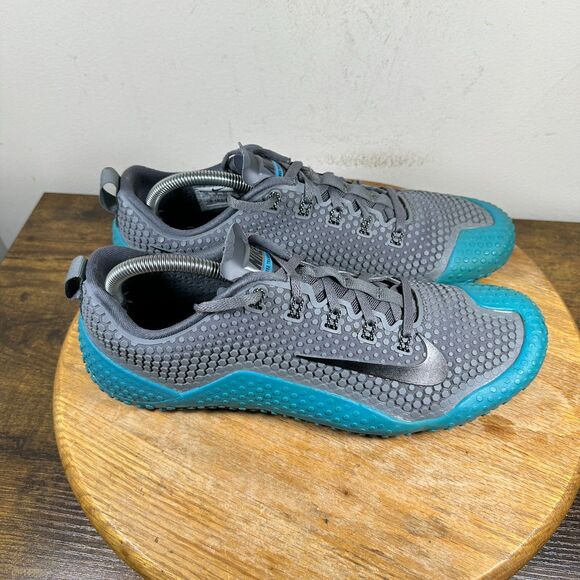Nike Free Trainer 1.0 Training Gray Blue Men's Size 10 Shoe 807436-004